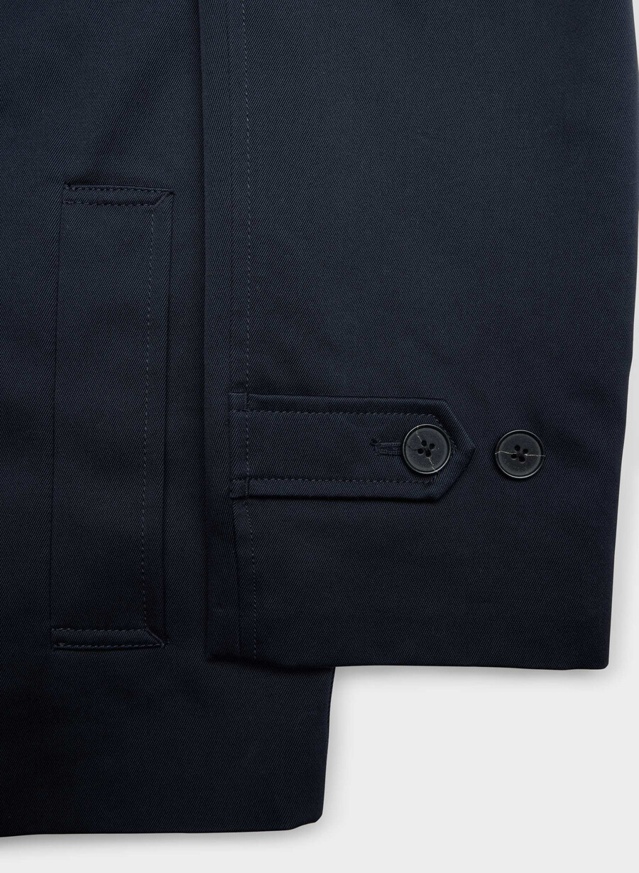 trench scurt the regent - rich twill dark night navy