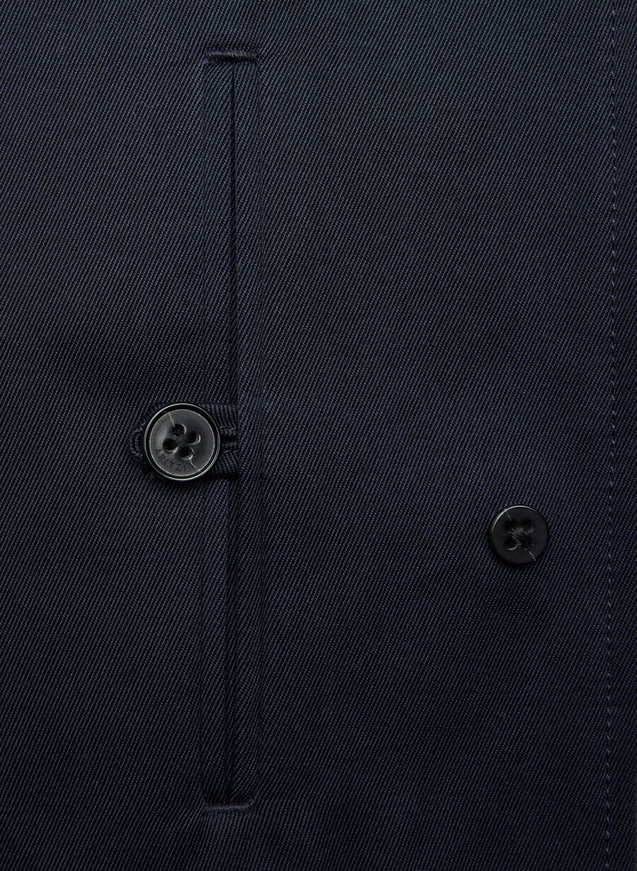 trench scurt the regent - rich twill dark night navy