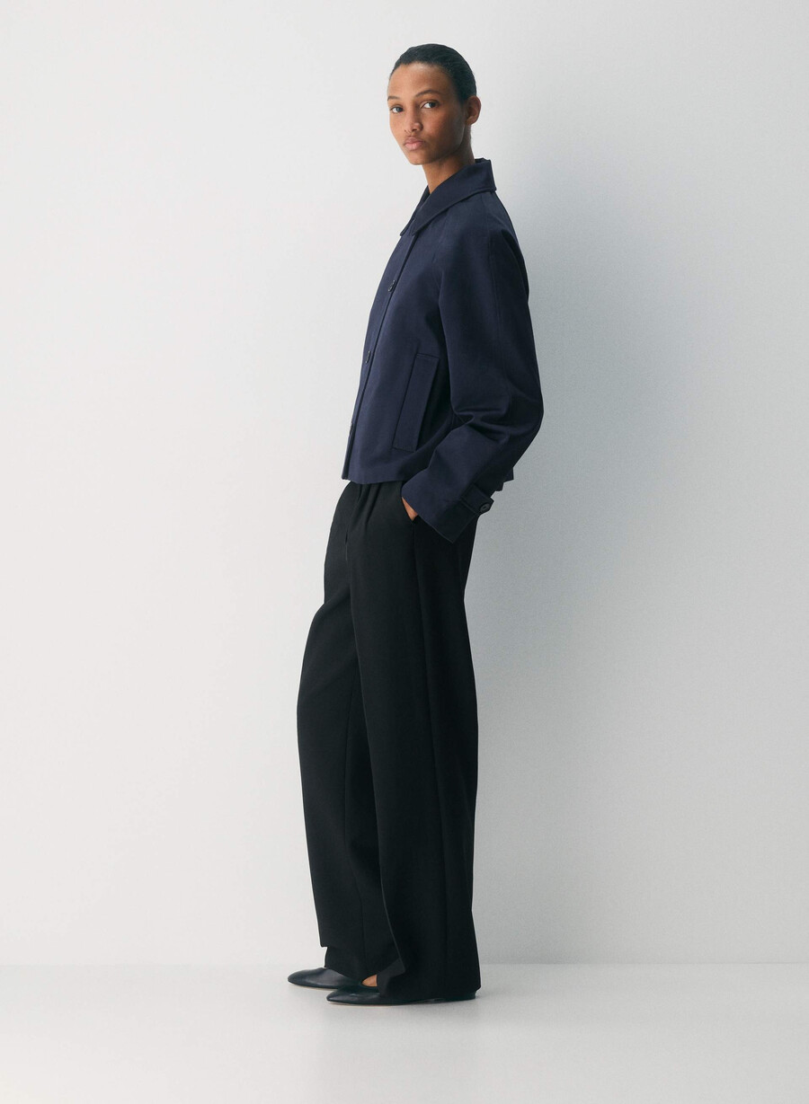 trench scurt the regent - rich twill dark night navy