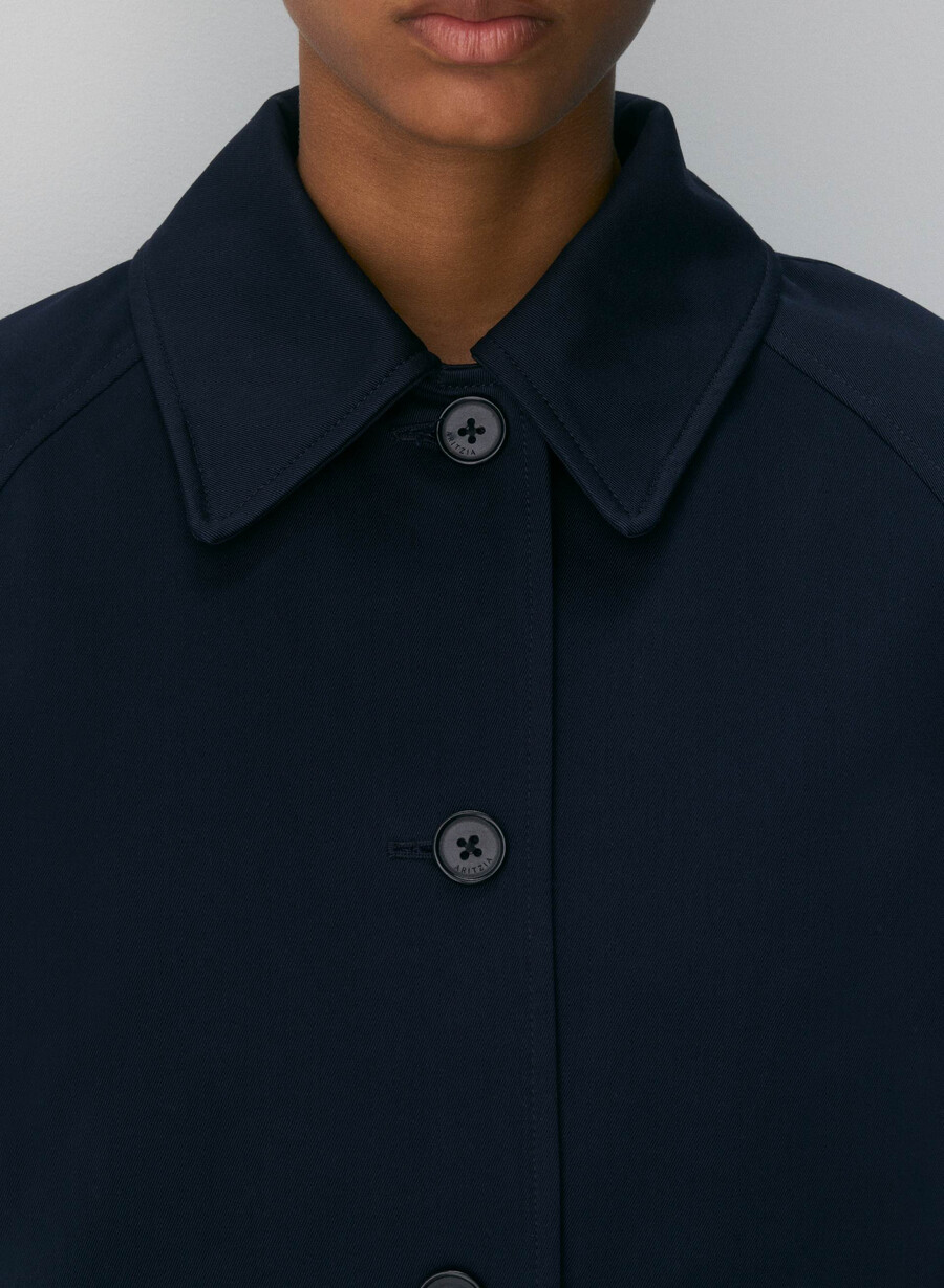 trench scurt the regent - rich twill dark night navy
