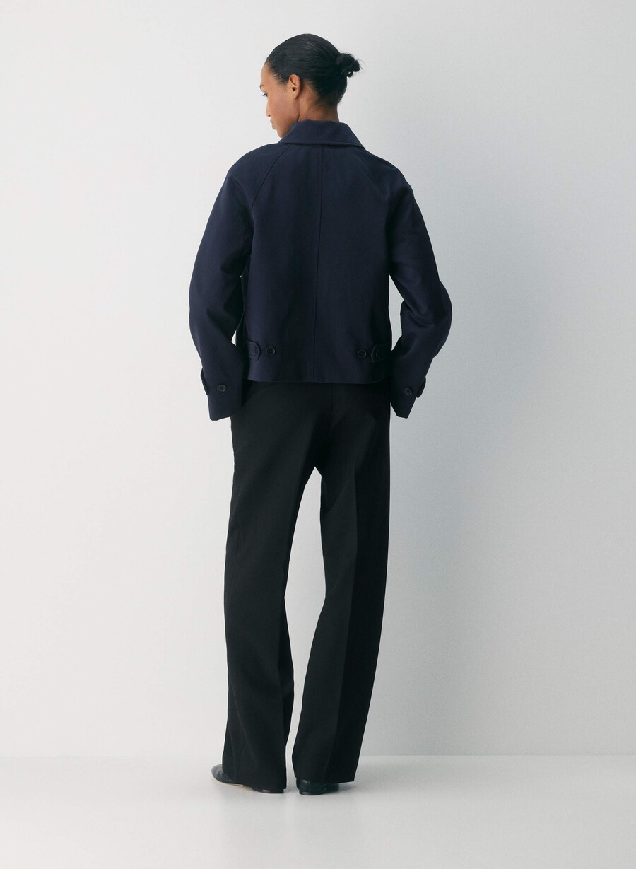 trench scurt the regent - rich twill dark night navy
