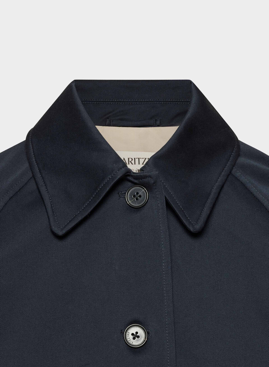 trench scurt the regent - rich twill dark night navy