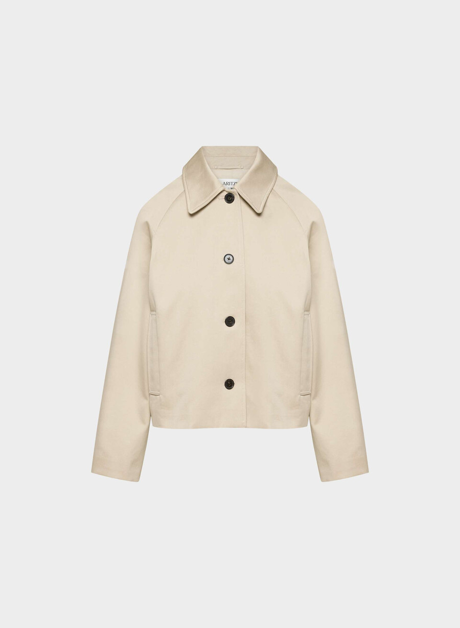 trench scurt the regent - rich twill marcona beige