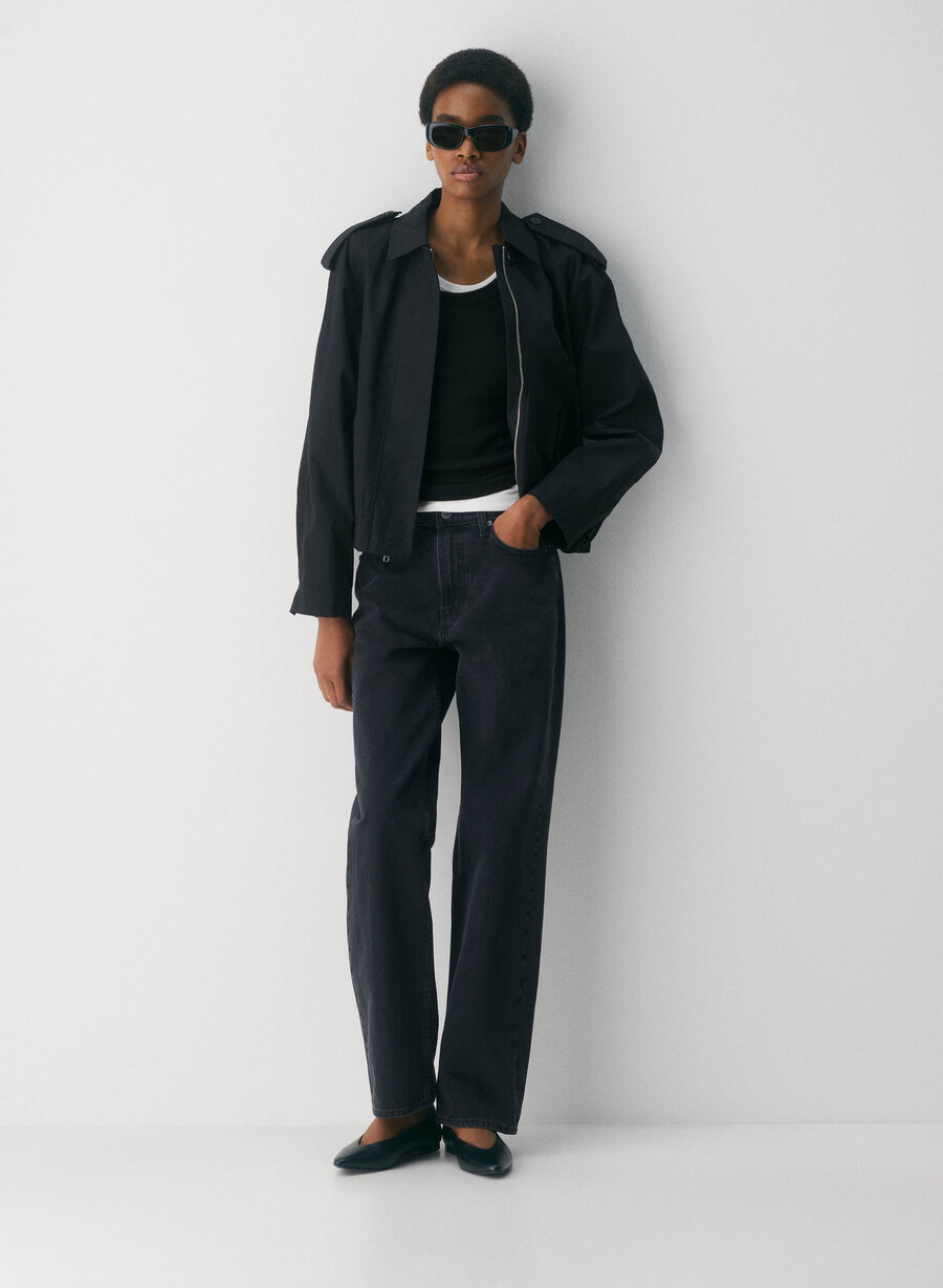 jacheta arno - city twill negru
