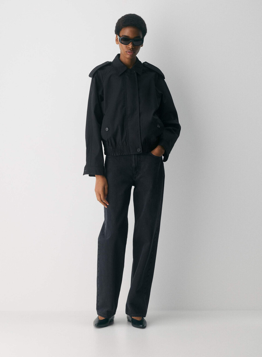 jacheta arno - city twill negru
