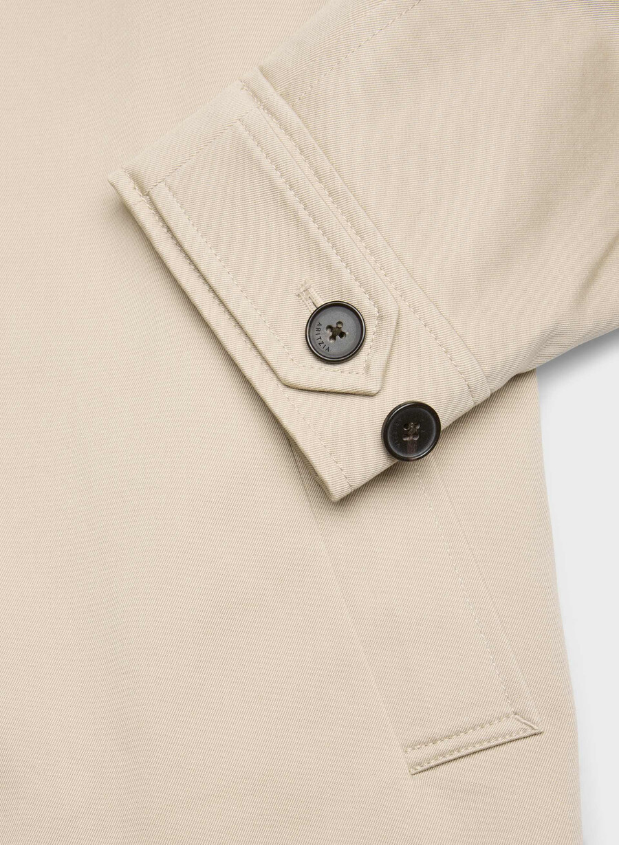 trench davis - rich twill marcona beige