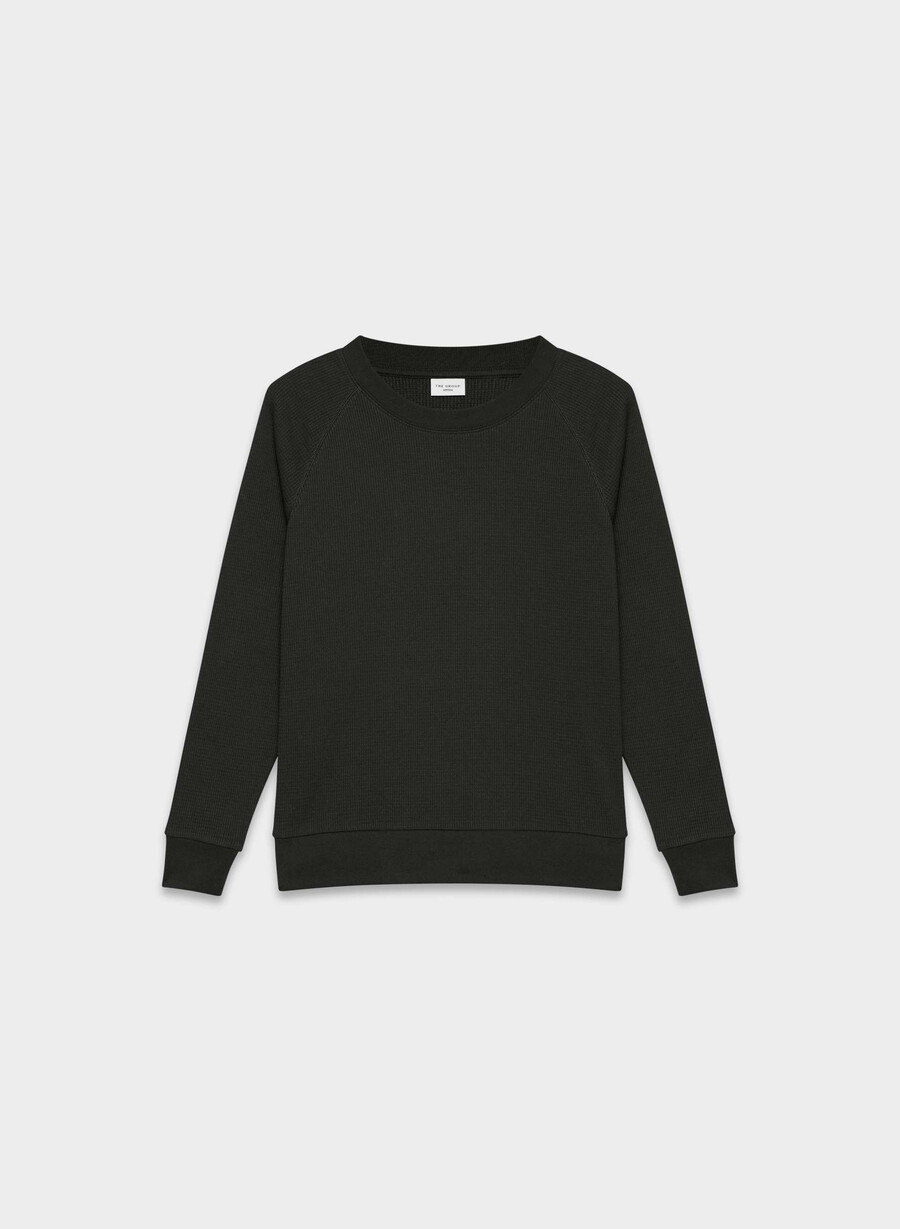 tricou cu mânecă lungă junia negru