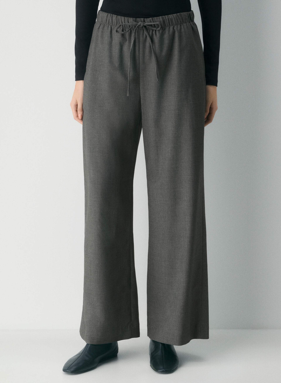 pantalonii lodge - gri închis la culoare heather charcoal