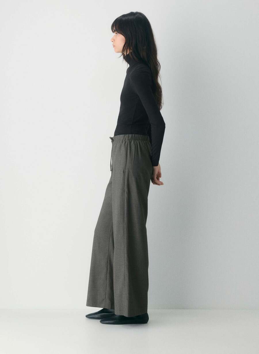 pantalonii lodge - gri închis la culoare heather charcoal
