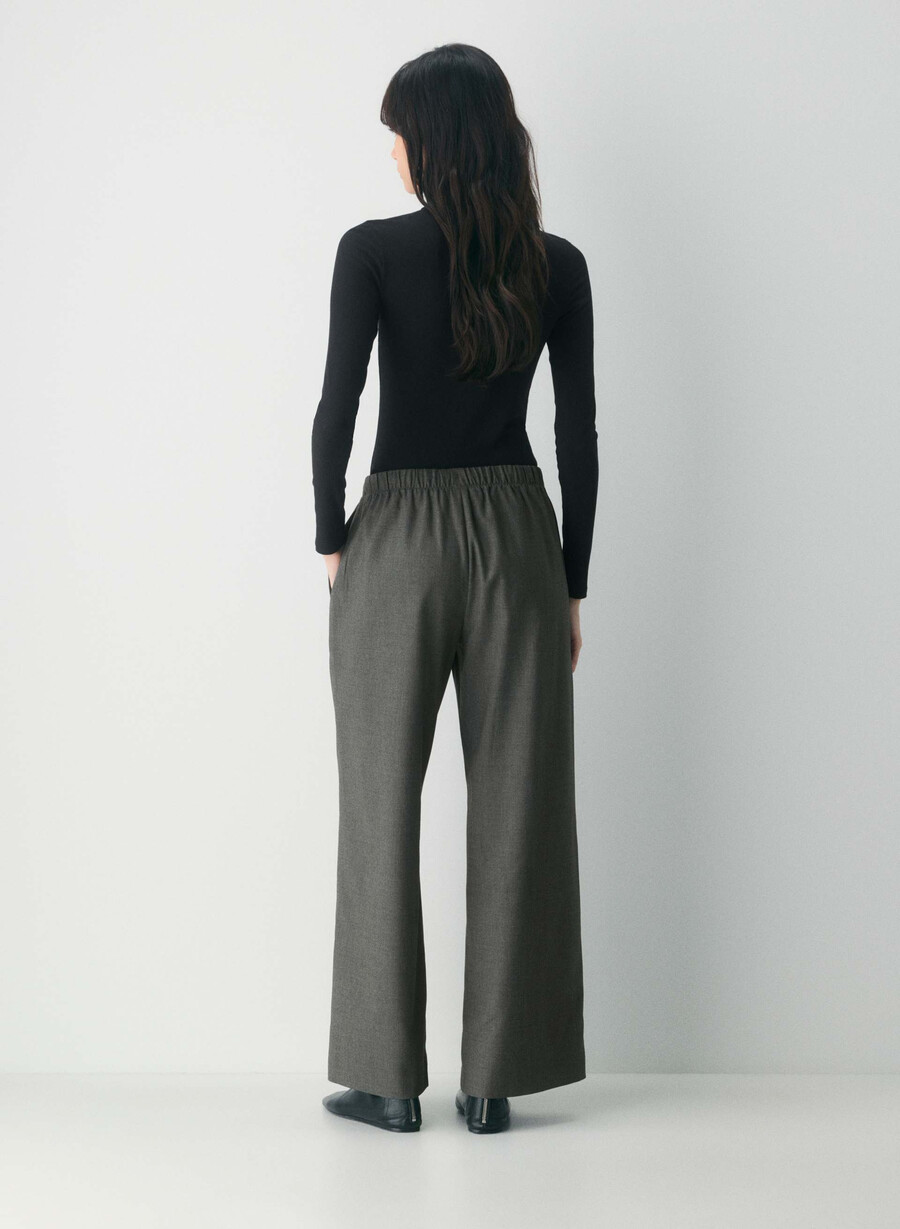 pantalonii lodge - gri închis la culoare heather charcoal