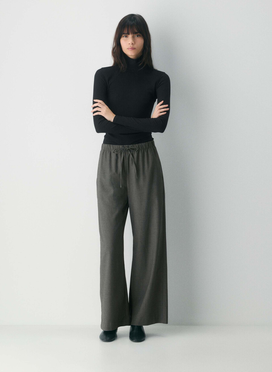 pantalonii lodge - gri închis la culoare heather charcoal