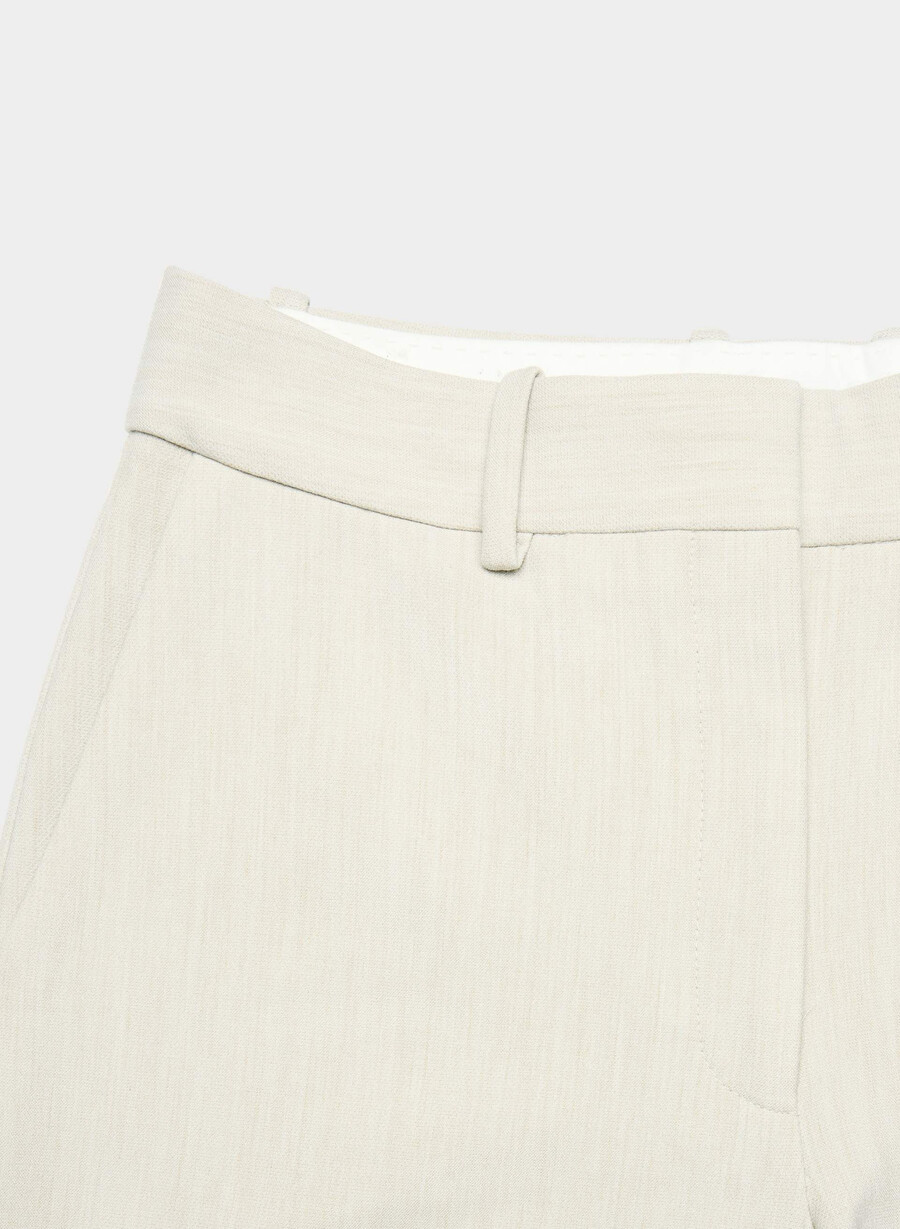 pantaloni scurți new agency la jumătatea coapsei culoare heather matte pearl