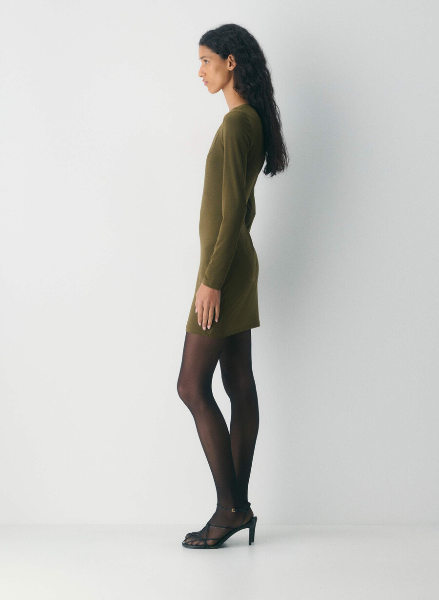 rochie myrna verde privat