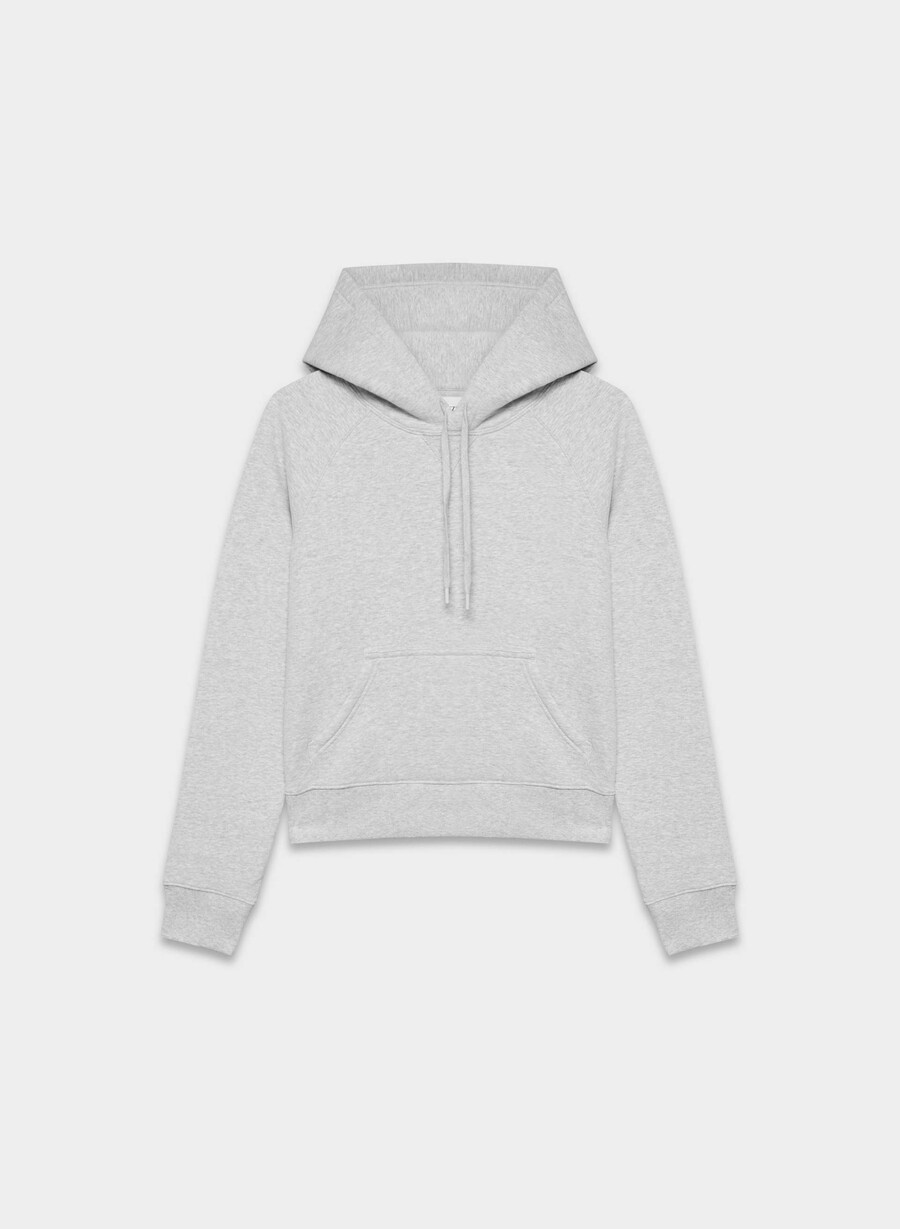 hanorac confortabil din fleece snug raglan heather chrome