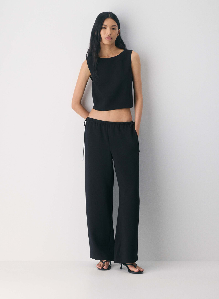 cavalier top - crepette black