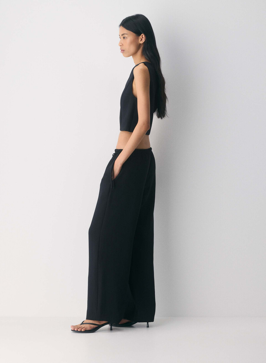 cavalier top - crepette black