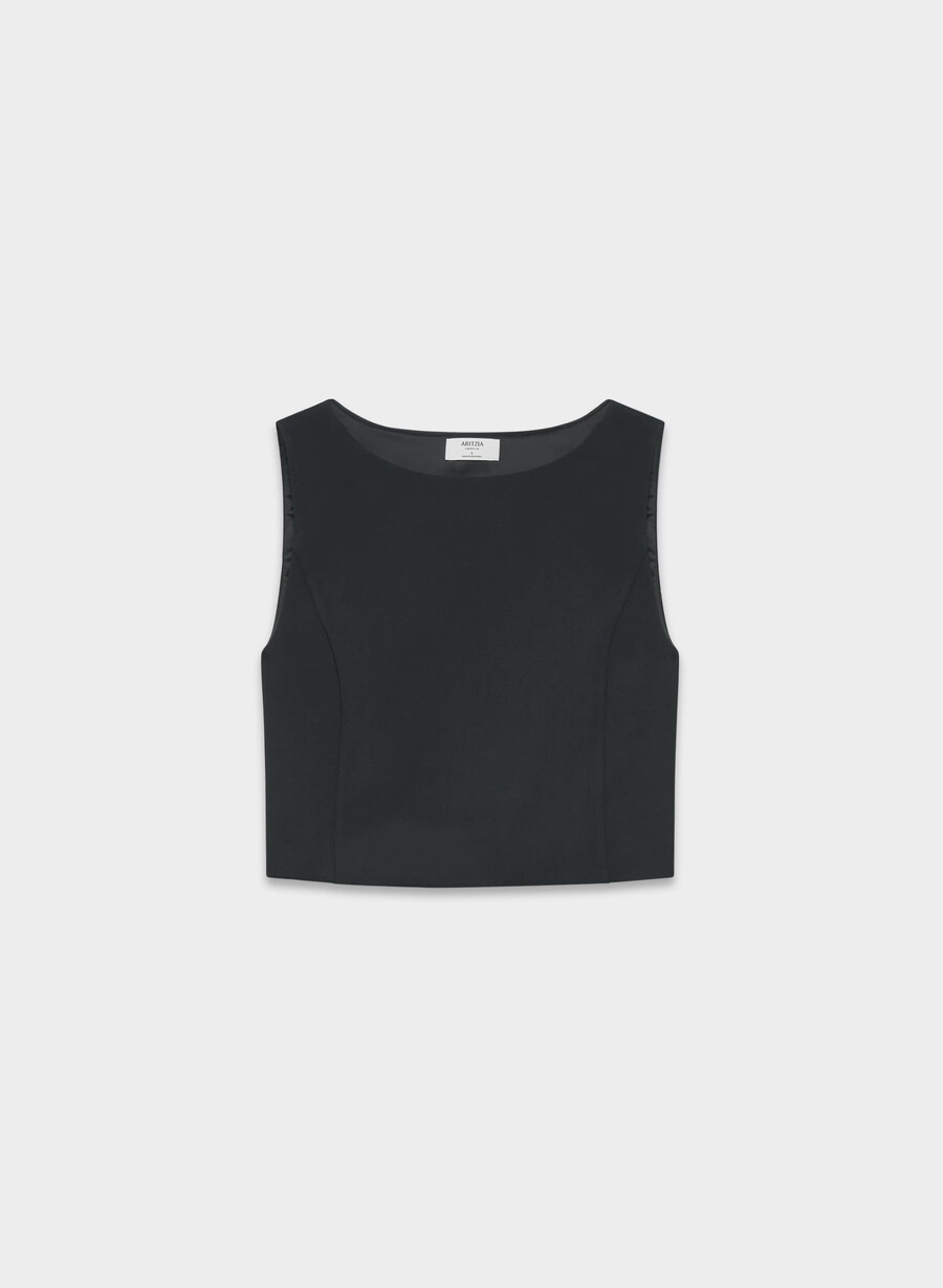 cavalier top - crepette black