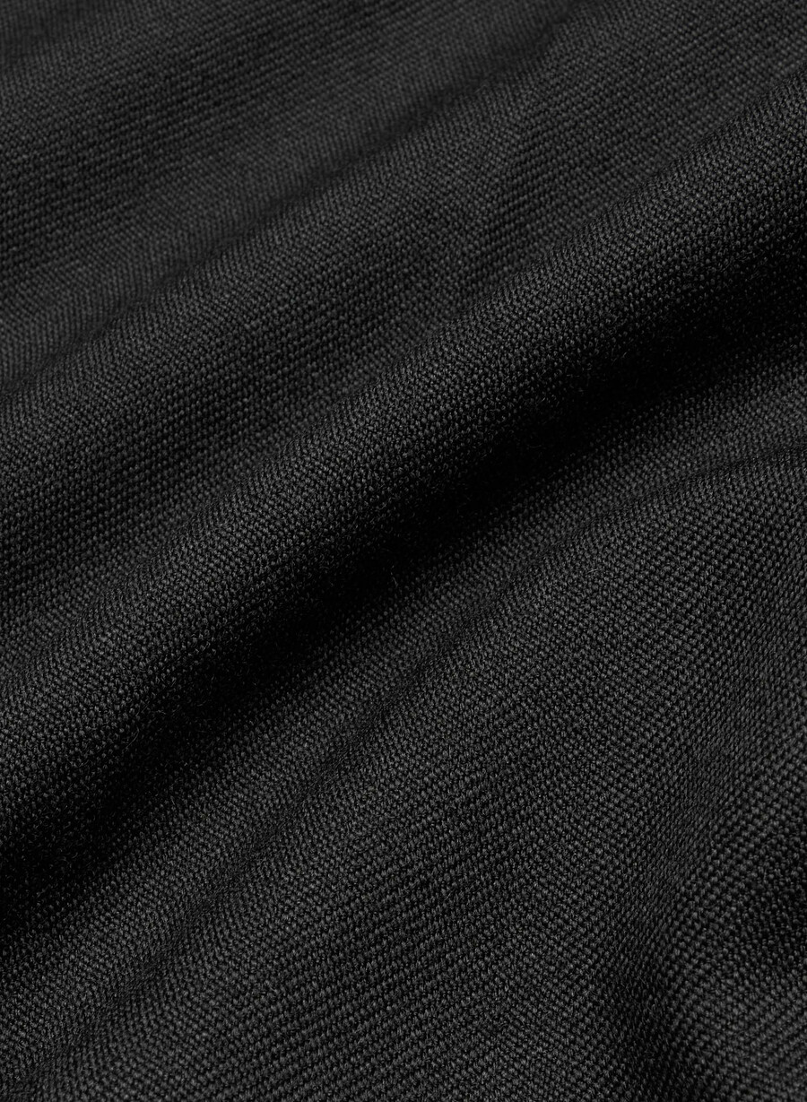 pantaloni sylvan din lână negri