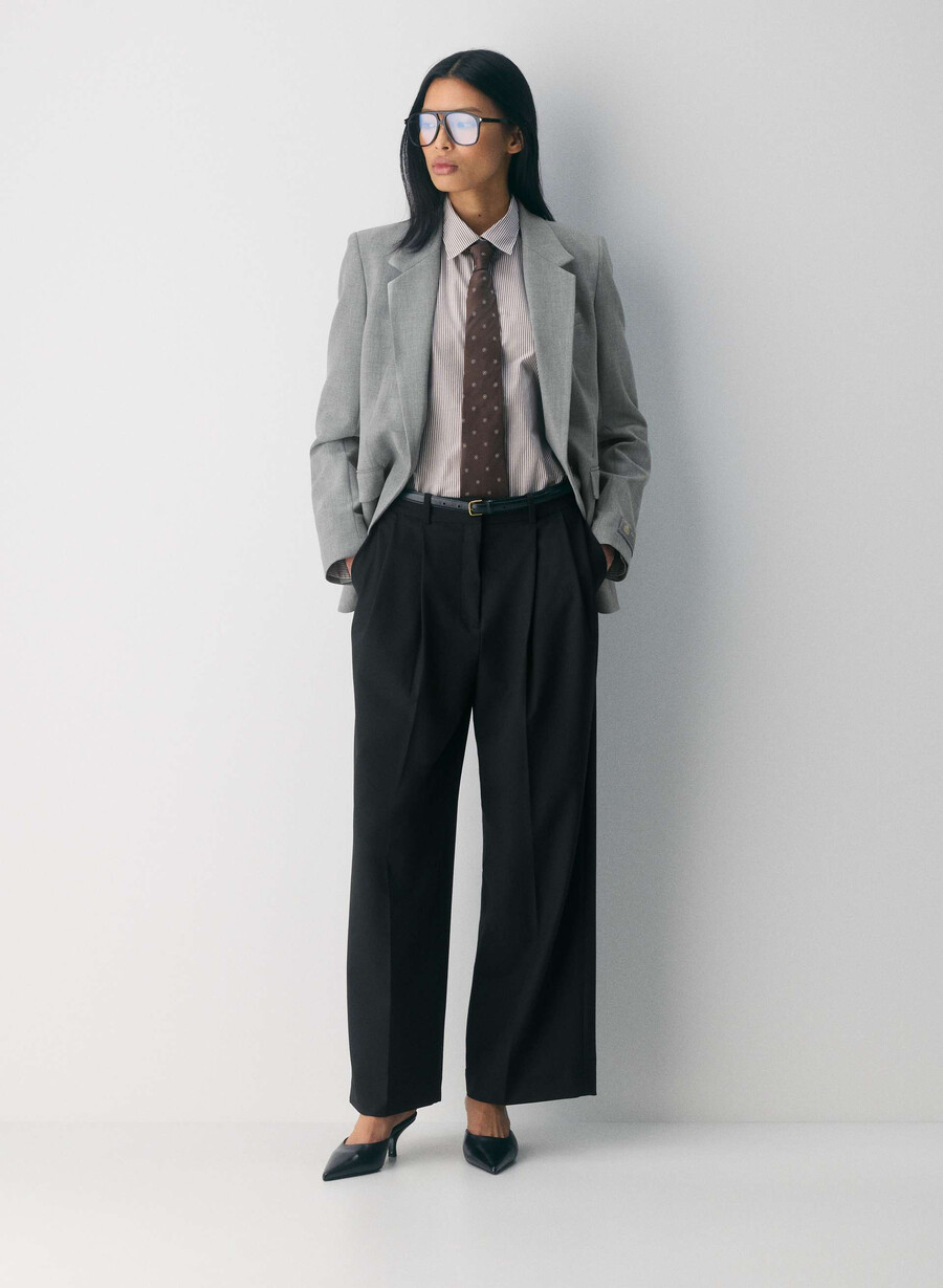 pantaloni lavish - ressential light black
