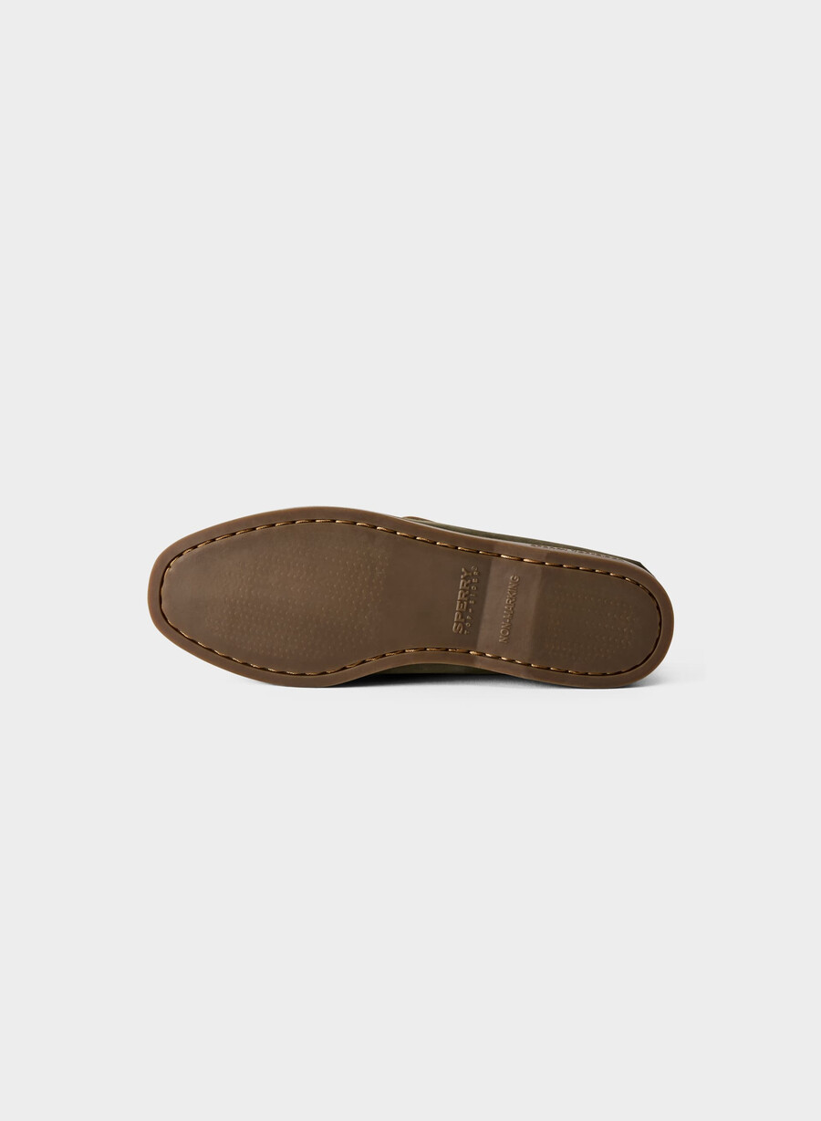 pantofi sport sperry x aritzia ao - piele nubuc dk willow green
