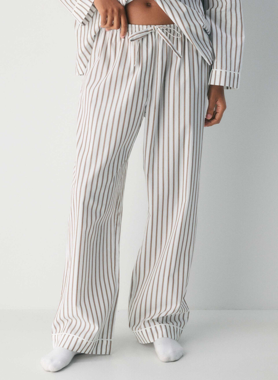 pantaloni de pijama laze poplin joel stripe b wtch