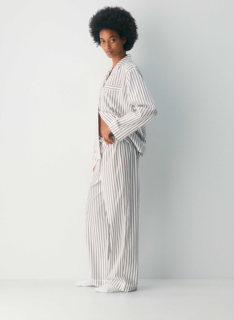 pantaloni de pijama laze poplin joel stripe b wtch