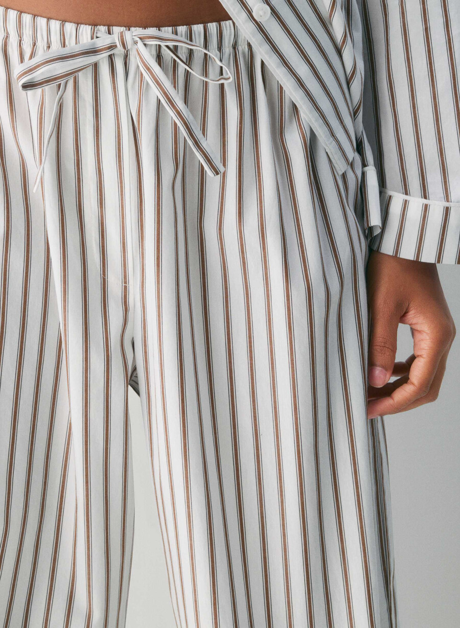 pantaloni de pijama laze poplin joel stripe b wtch
