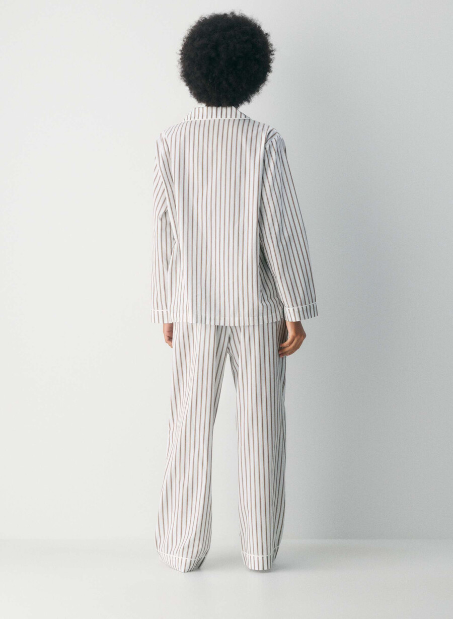 pantaloni de pijama laze poplin joel stripe b wtch