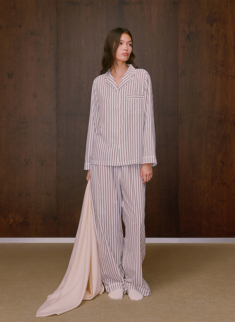 pantaloni de pijama laze poplin joel stripe b wtch
