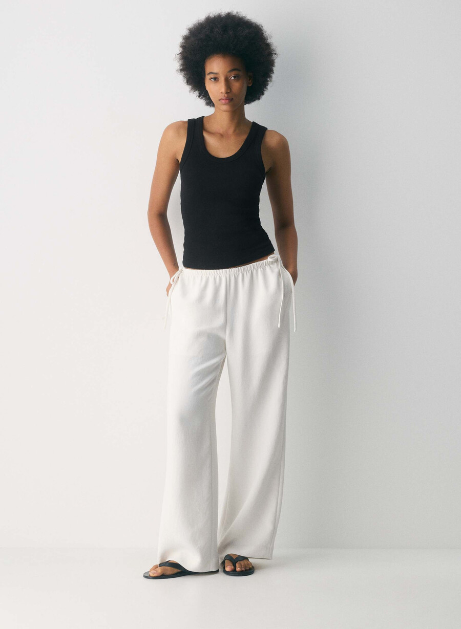pantalon artisan - crepette light birch