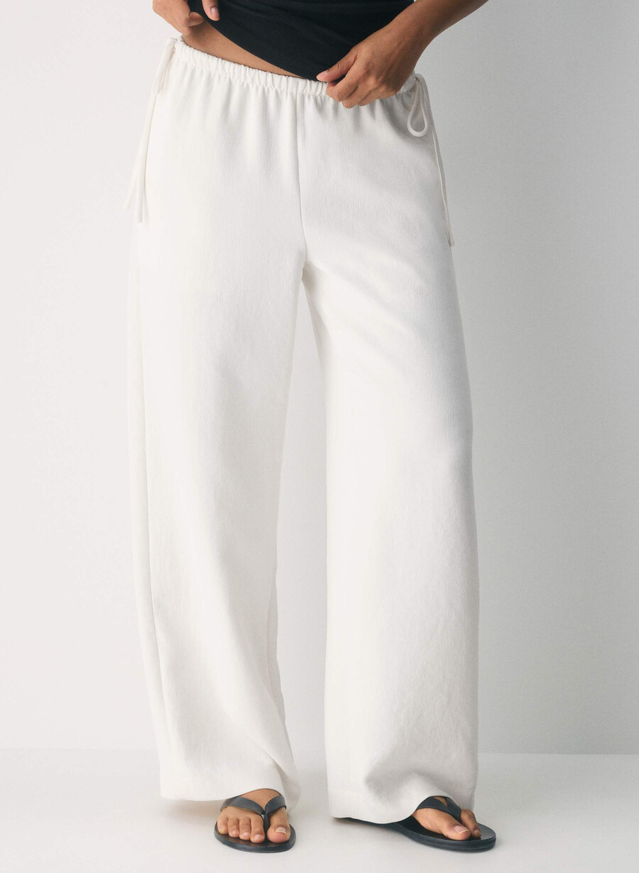 pantalon artisan - crepette light birch
