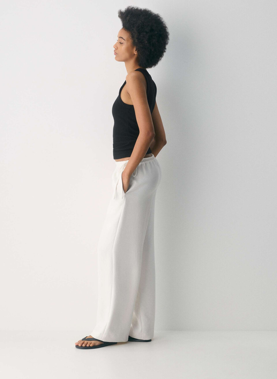 pantalon artisan - crepette light birch