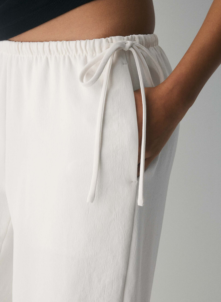 pantalon artisan - crepette light birch