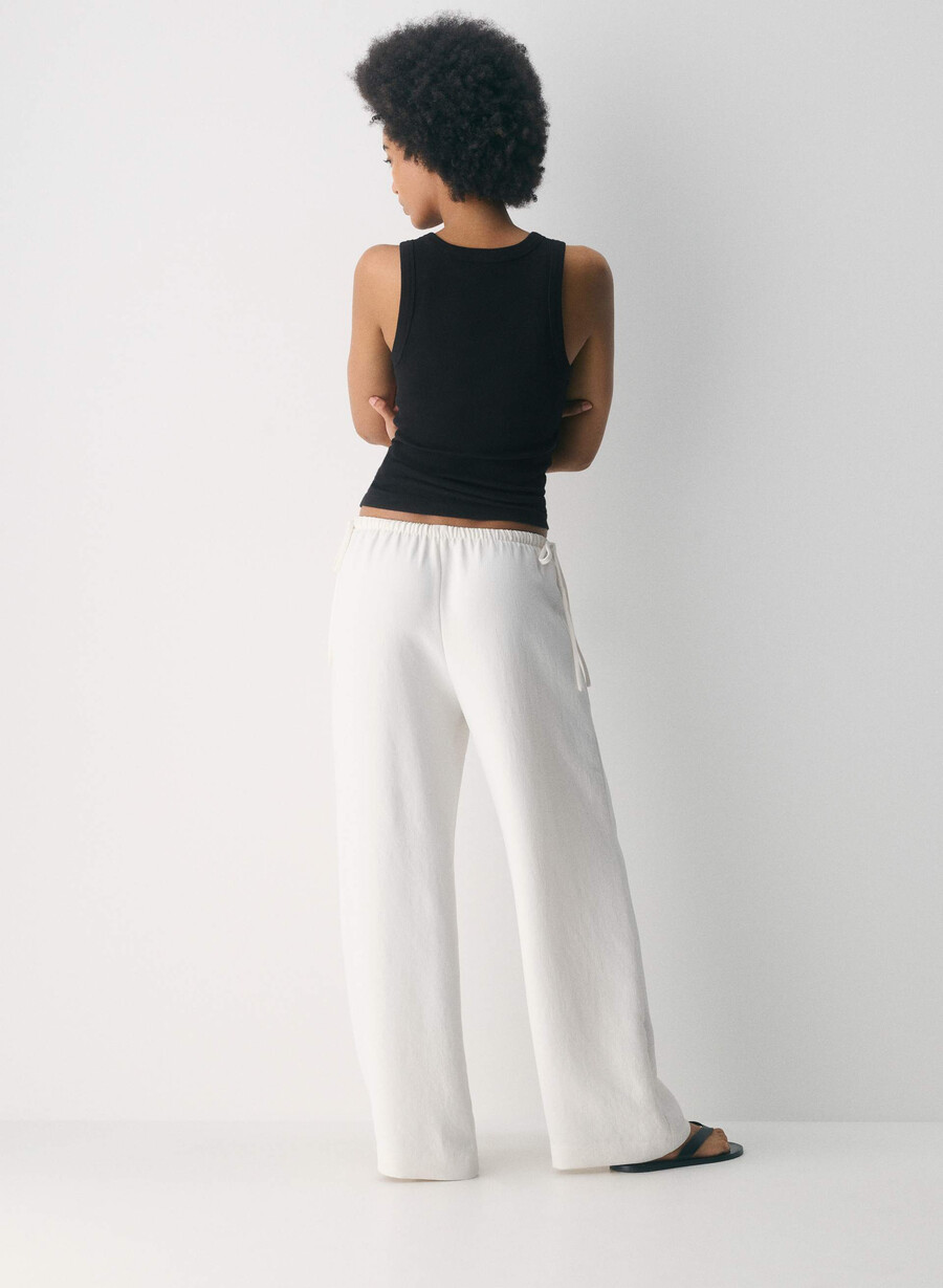 pantalon artisan - crepette light birch