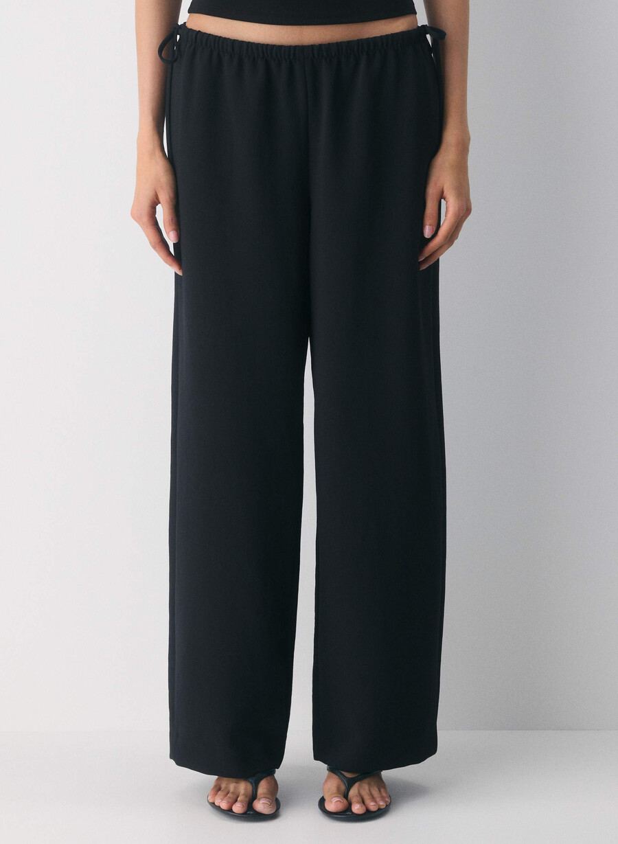 pantalon artisan - crepette negru