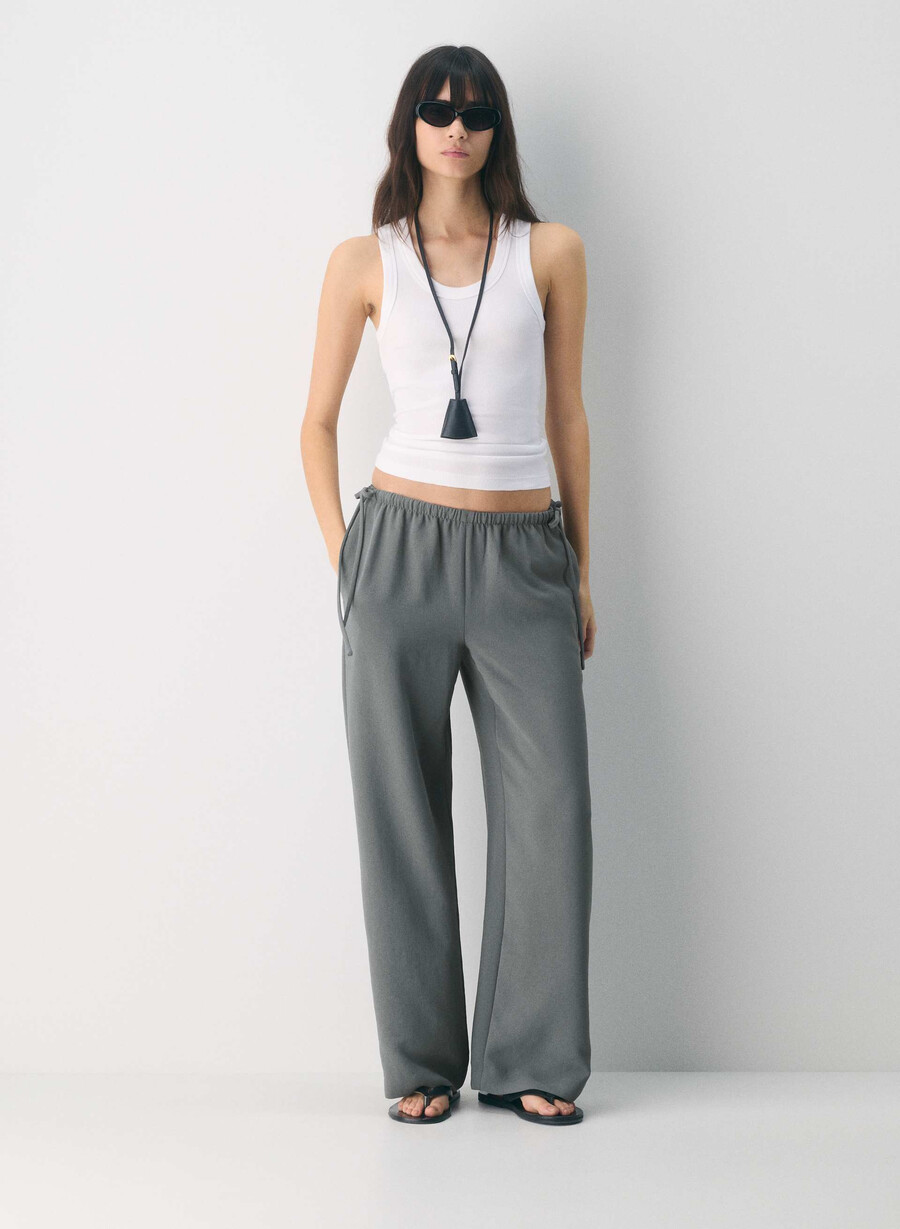 pantalon artisan - crepette dark grey