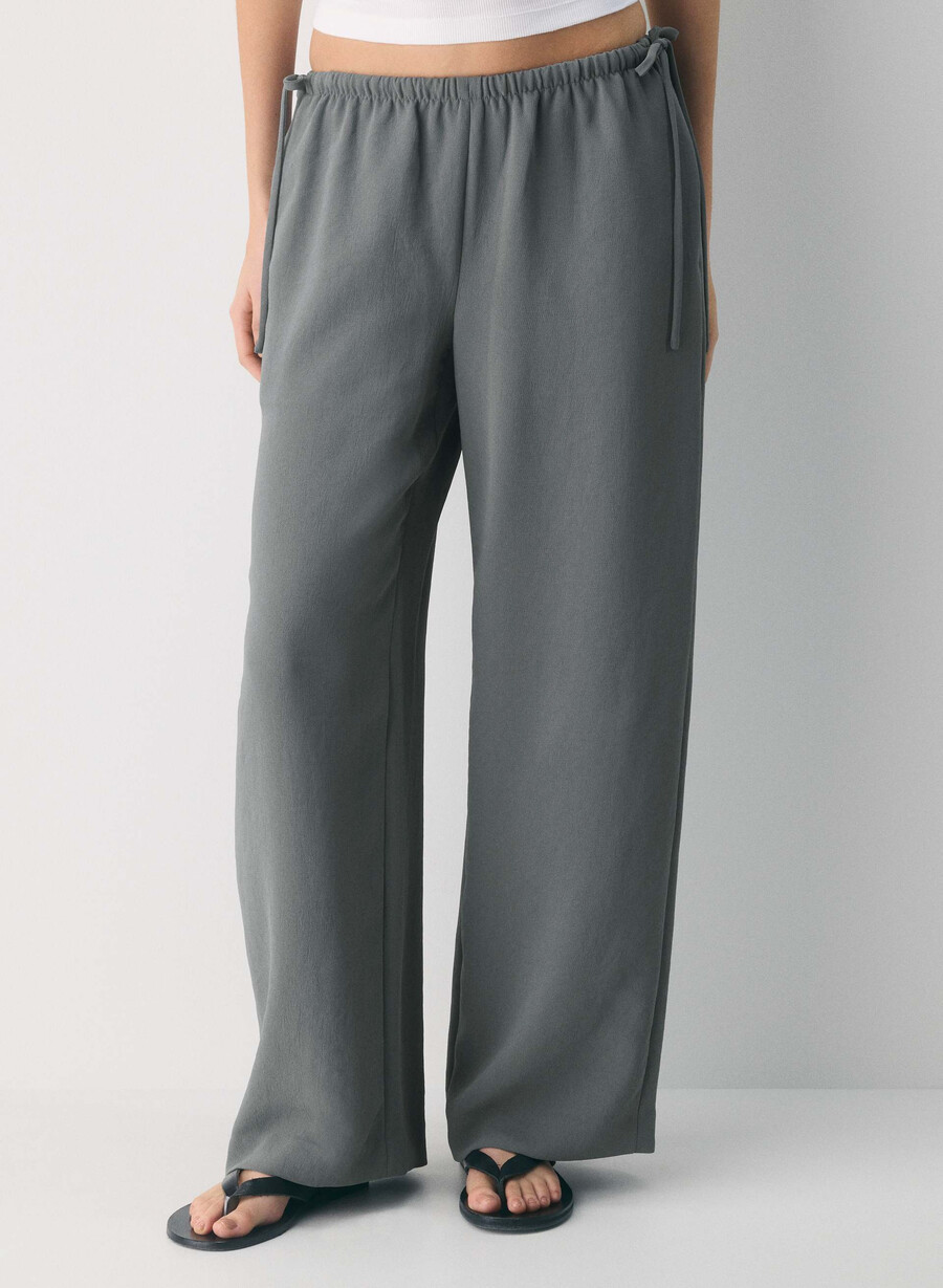 pantalon artisan - crepette dark grey
