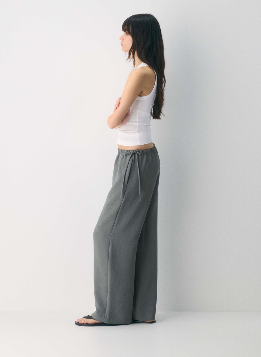 pantalon artisan - crepette dark grey