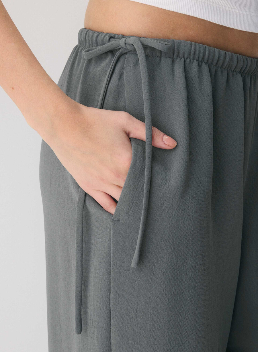 pantalon artisan - crepette dark grey
