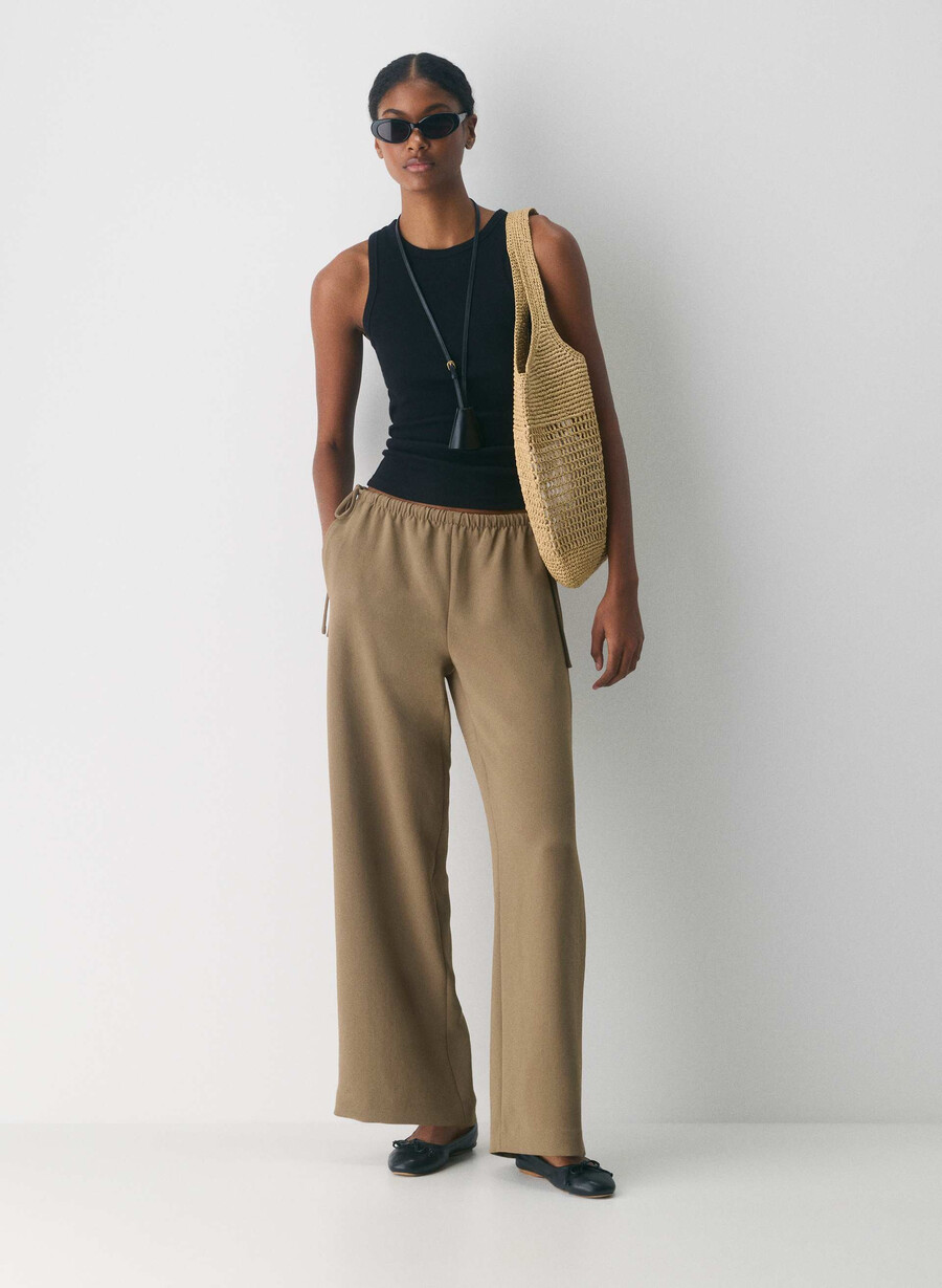 pantalon artisan - crepette folio brown
