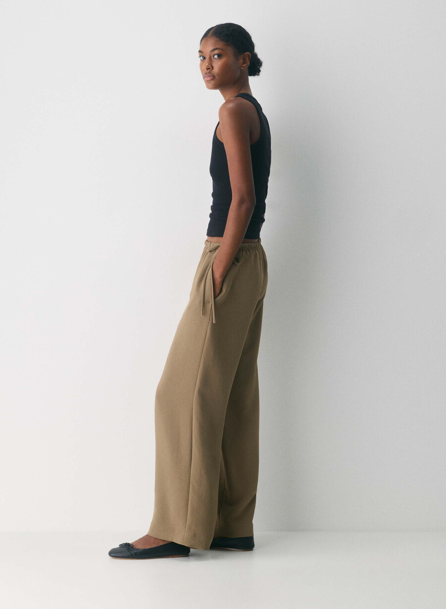 pantalon artisan - crepette folio brown