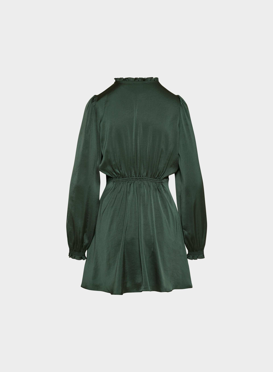rochie de satin province scarab