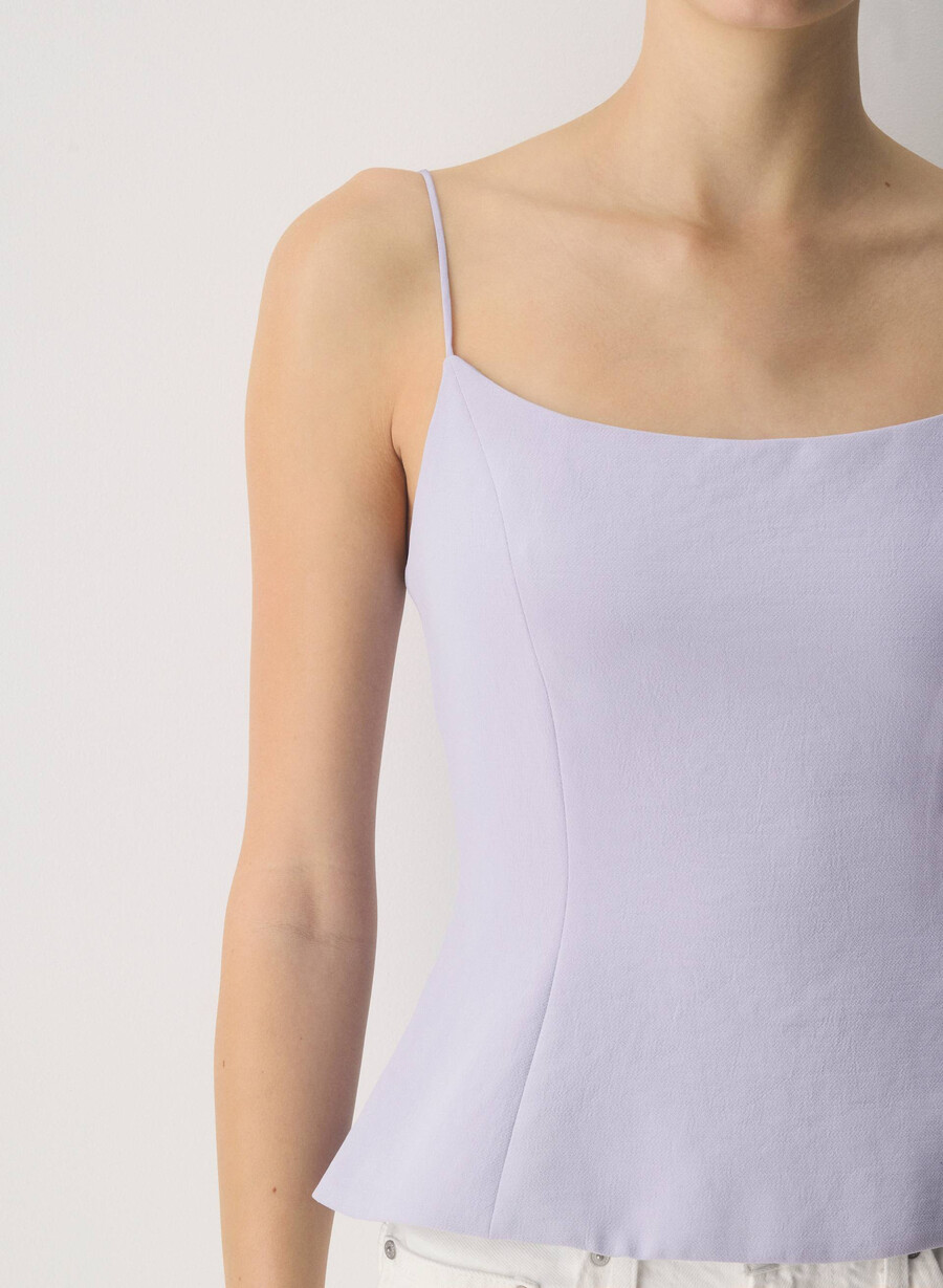 altar bustier - crepette wildflower lilac