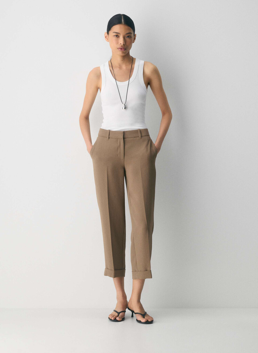 pantalon spire - crepette folio brown