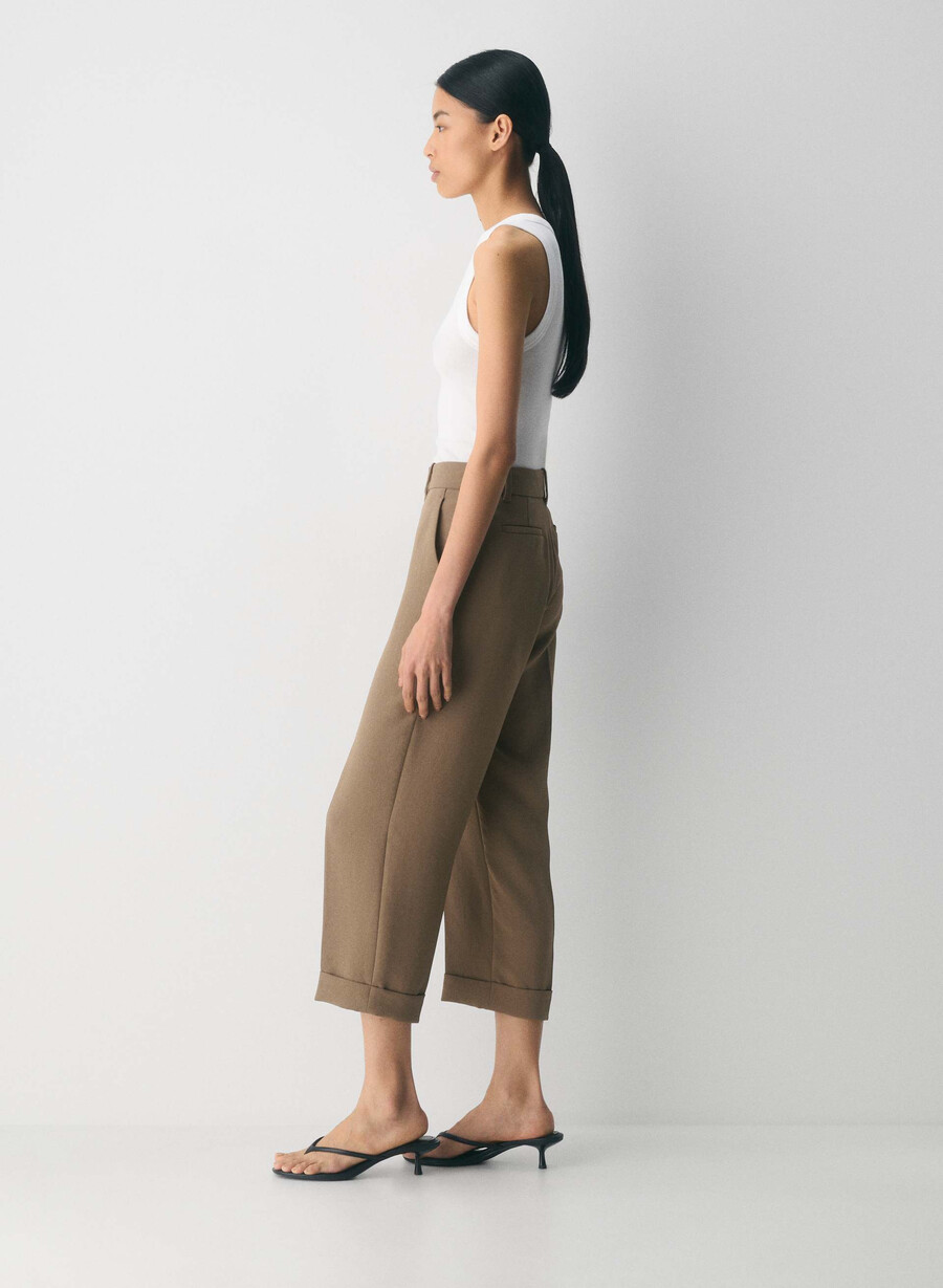 pantalon spire - crepette folio brown