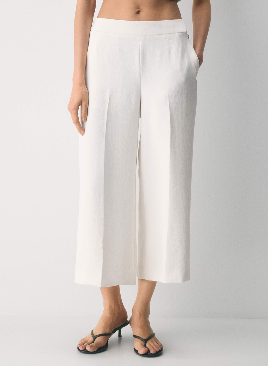 pantaloni podium - crepette mesteacĂn deschis