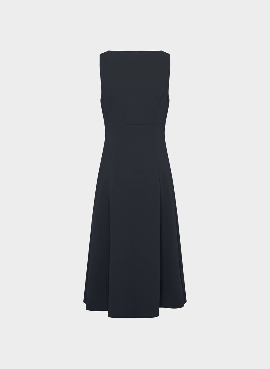 rochie pagoda - crepette bleumarin bleumarin Întunecat