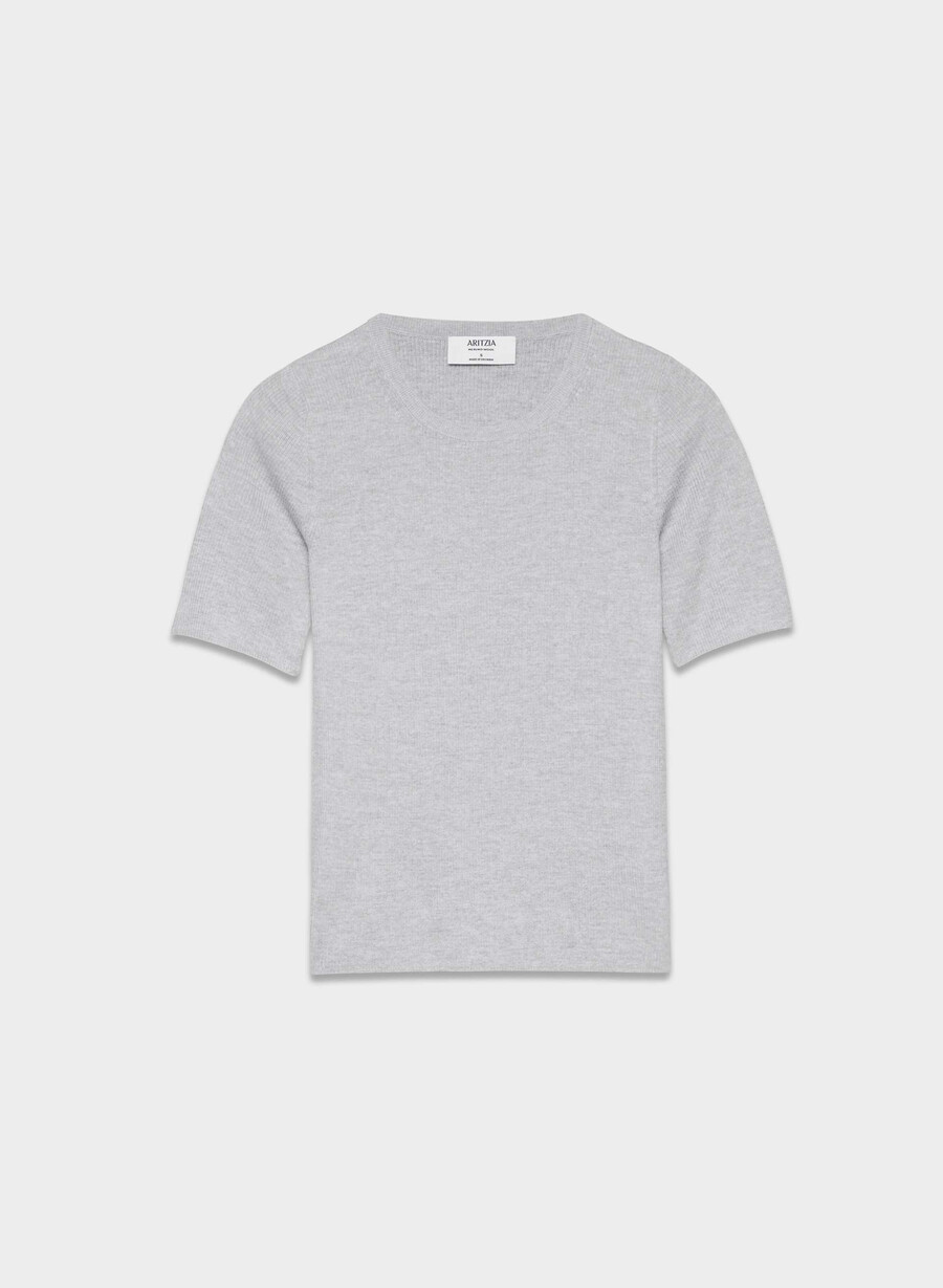 pulover din lână merinos fină foundry heather chrome