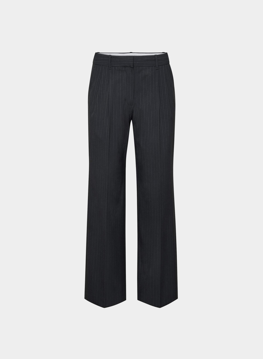 pantalonii the effortless pant cu talie mică - ressential light ls st dk nt nvymt pr