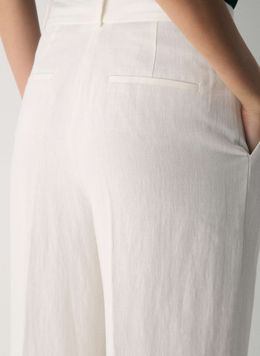 pantalonii fără efort - in culoare mesteacăn deschis